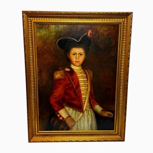 François Joseph Bara, Portrait, Oil Painting, Framed