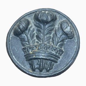 Britisches königliches Wappen Prince of Wales Wandtafel, 19. Jh.