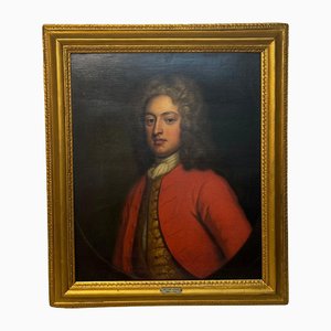 D'après William Aikman, Lieutenant-Général Sir James Campbell, 18ème Siècle, Peinture à l'Huile, Encadrée