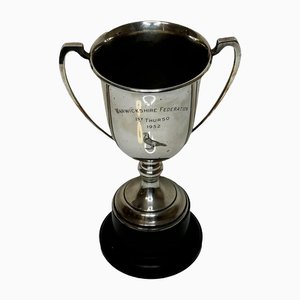 British Sheffield Silver-Plated Warwickshire Pigeon Thurso 1st Racing Trophy Winner Cup, 1952