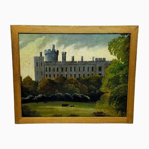 After James Canter, Historic Arundel Castle, 19th Century, Oil Painting