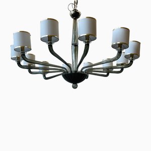 Art Deco Murano Glass Chandelier, 2004