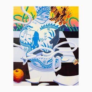 Laura Rubio Bañón, Insatisfait, Acrylique sur Toile