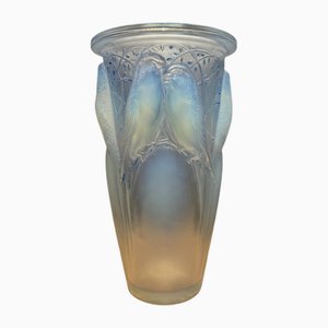 Vase Ceylan en Verre Opalescent par R. Lalique, 1924