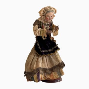 Neapolitan Nativity Woman in Traditional Dress Figure, 1780s