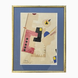 Paul Colin, Composition Cubiste, 1925, Gouache