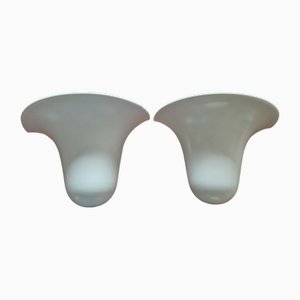 Lámparas de pared de Verner Panton para Elteva Danmark AS Pantop, años 80. Juego de 2