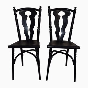 Silla auxiliar Second Label de Josef Hoffmann para Thonet, 1910