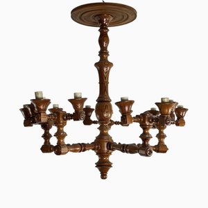 Mid-Century Swedish 15-Light Chandelier, 1960s