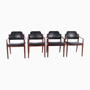 Modell 62A Stühle von Arne Vodder für Sibast, Dänemark, 1960er, 4er Set