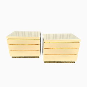 Vintage Nachttische von Jean Claude Mahey, 1960er, 2er Set