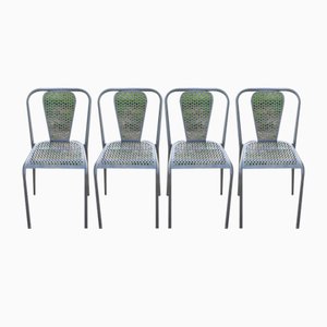 Vintage Chairs by Rene Malaval, 1950s, Set of 4
