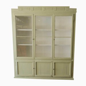Vintage Fir Display Cabinet, 1950s