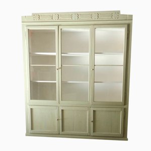 Vintage Fir Display Cabinet, 1950s