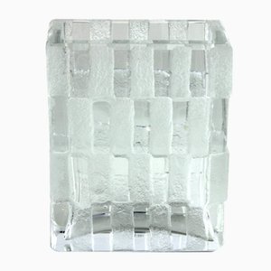 Cut and Etched Rechteckige Vase von CJ Riedel für Riedel, 1970er