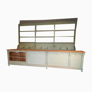 Bancone e retrobanco, anni '50, set di 2