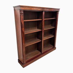 Antique Open Bookcase in Mahogany