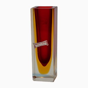 Flacon de Murano Antique en Couleur Rubis