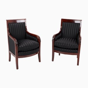 Set of Antique Empire Chairs in Mahagony, 1810