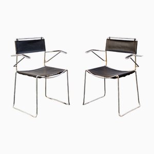 Set of Stackable Chairs by Giandomenico Belotti for Alias, 1980s