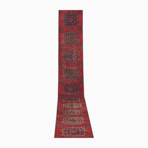 Vintage Turkish Oushak Long and Wide Runner - Stair Tread, 1960s