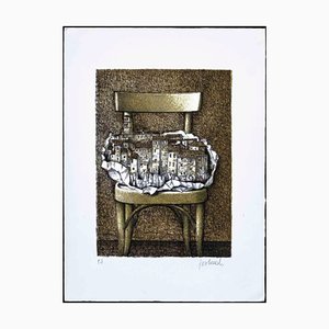 Franco Fortunato, Untitled, Lithograph, 1990