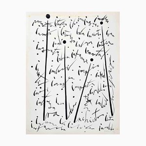 Rafael Alberti, Letra I, Litografía, 1972