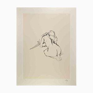 Rinaldo Geleng, Reclined Nude, Lithograph, 1970s