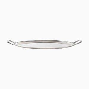Vintage Silver Tray, Italy, 1970s