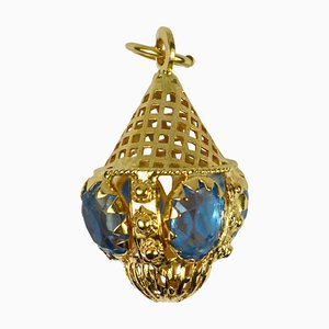 Etruskischer Charm Anhänger aus 18 Karat Gelbgold, 1950er