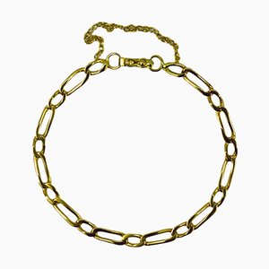 Gedrehtes Figaro Armband aus 18 Karat Gelbgold, 1960er