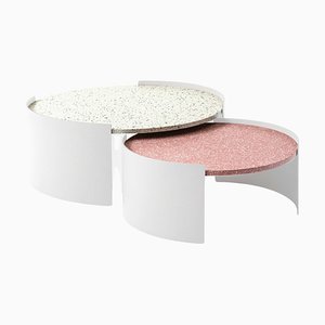 Mesa auxiliar Bowy de exterior de Patricia Urquiola para Cassina. Juego de 2
