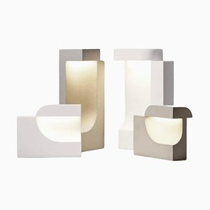 Lampes de Bureau Moby et Blanche par Birgitte Due Madsen pour Character, Set de 4