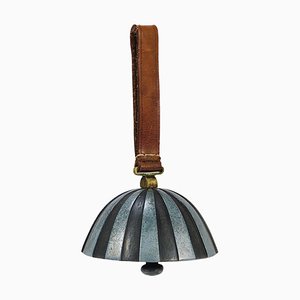 Campanella vintage zebrata di Carl Auböck, anni '50