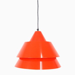 Lampada a sospensione Red Zone di Jo Hammerborg per Fog & Mørup, anni '60