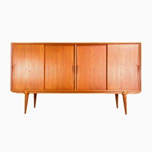 Mid-Century Highboard in Teak by Gunni Omann for Omann Jun, 1960s