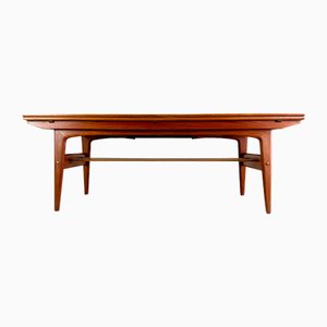 Tavolino da caffè Mid-Century in teak per Trioh, anni '60