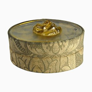 Caja de joyería italiana de cristal de Murano, años 70