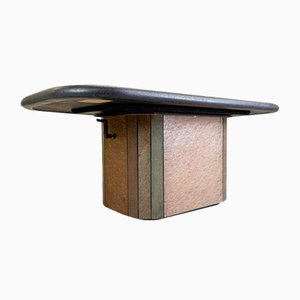 Table Basse Brutaliste Vintage en Laiton par Paul Kingma pour Fedamof