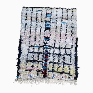 Bunter Vintage Boucherouite Berber Teppich