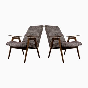Set of Vintage Armchairs by Jaroslav Šmídek for Ton, 1960s