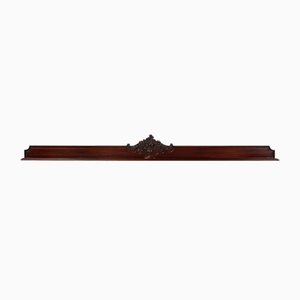 Antique Sculpted Oak Frieze or Wall Ornament, France, 1900s