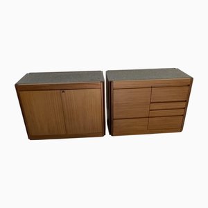 4d Sideboards von Angelo Mangiarotti für Molteni, 1970er, 2er Set