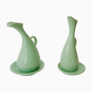 Vintage Ceramic Cruets by Antonia Campi for Laveno, 1953, Set of 4