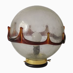 Murano Glass Table Lamp attributed to Tony Zuccheri for Mazzega, 1970s