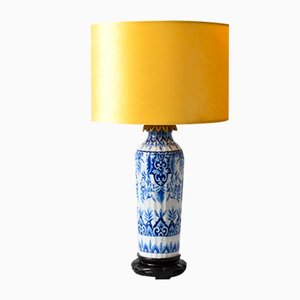 Lampada da tavolo Delftware, XIX secolo