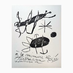 Joan Miró, Composition, 1966, Original Lithograph