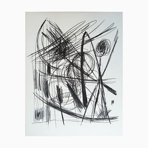 Fritz Winter, Composición, 1966, Litografía original