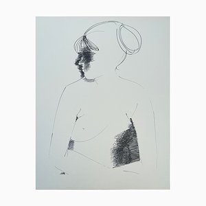 Emilio Greco, Composition, 1966, Original Lithograph
