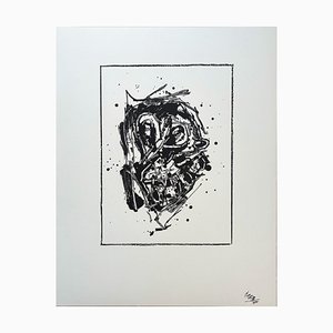 Antonio Saura, Composición, 1966, Litografía original